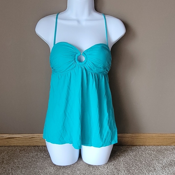 Victoria's Secret Teal Summer Tank Top Size Small - Picture 3 of 10